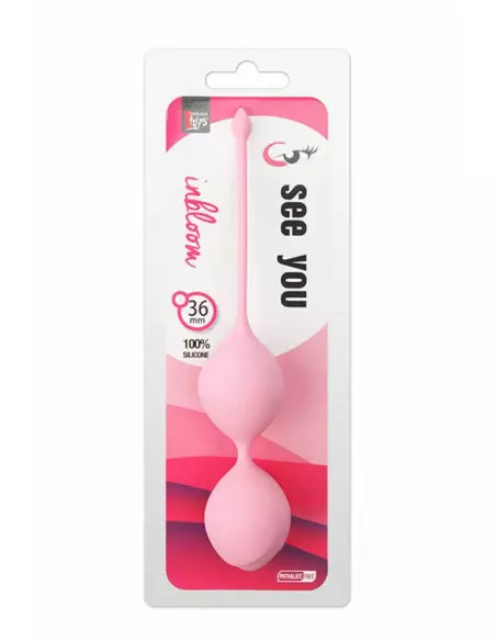 See You In Bloom Duo Balls 36 mm Pink Gésa golyó Gésa golyók See You
