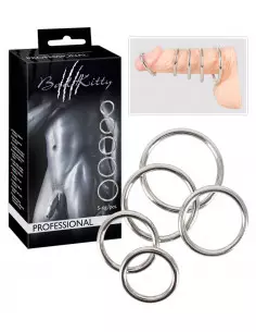 Bad Kitty Set of 5 Péniszgyűrű Péniszgyűrűk - Mandzsetták Orion - Bad Kitty