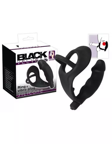 Vibrating Silicone Plug Péniszgyűrű Péniszgyűrűk - Mandzsetták You2Toys