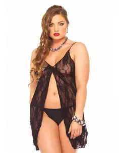 Rose Lace Babydoll Plus Size Babydollok Leg Avenue