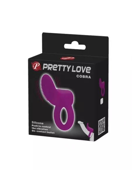 Pretty Love Cobra Purple Péniszgyűrű Péniszgyűrűk - Mandzsetták Pretty Love
