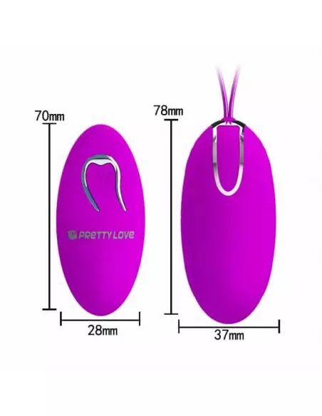 Pretty Love Jacqueline Vibrátor Mini vibrátorok és tojások Pretty Love