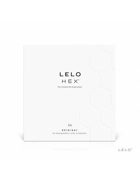HEX Condoms Original 36 db-os Óvszer Csomag Óvszerek Lelo