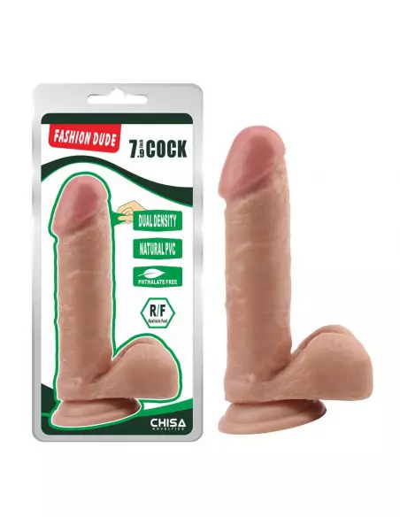 Fashion Dude 7.9 inch Cock Flesh Dildó Dongok - Dildók Chisa Novelties
