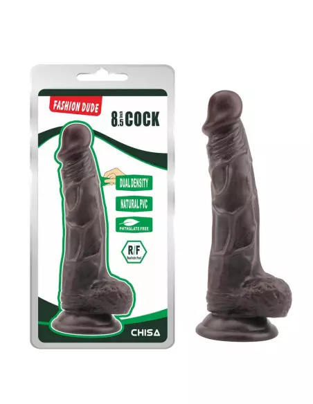 Fashion Dude 8.5 Inch Cock Brown Dildó Dongok - Dildók Chisa Novelties