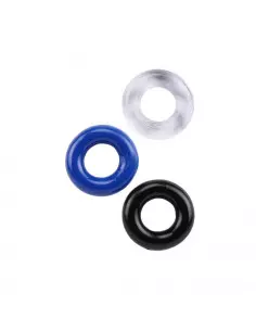 Donut Rings-Assorted 3 Pack Péniszgyűrű Péniszgyűrűk - Mandzsetták Chisa Novelties 2