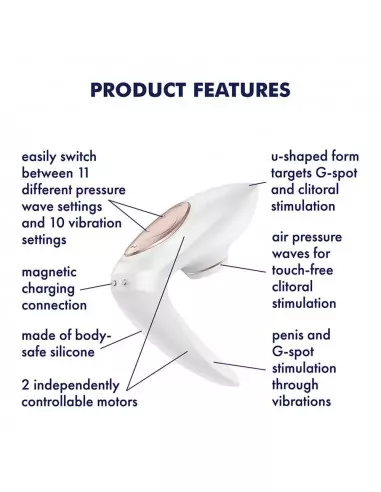 Pro 4 Couples Csiklóizgató Csiklóizgatók Satisfyer