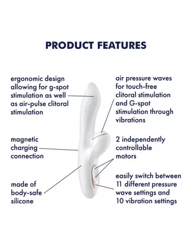 Pro + G-Spot Vibrátor Nonfiguratív vibrátorok Satisfyer