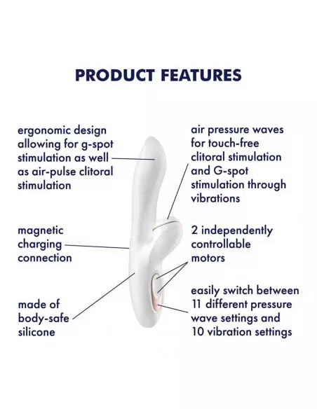 Pro + G-Spot Vibrátor Nonfiguratív vibrátorok Satisfyer
