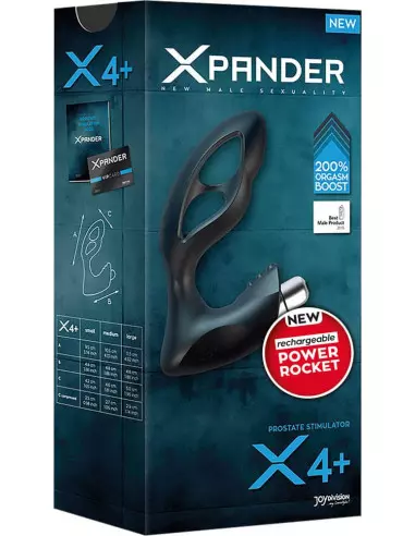 XPANDER X4+ Rechargeable PowerRocket Small Prosztata Masszírozó Prosztata masszírozók Joydivision
