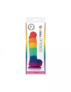 Colours Pride Edition 5 inch Dildó Rainbow Dongok - Dildók NS Toys