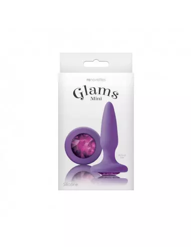 Glams Mini Purple Gem Fenékdugó Fenékdugók NS Toys
