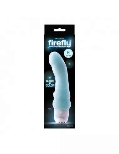 Firefly 6 inch Vibrating Massager Blue Vibrátor Realisztikus vibrátorok NS Toys