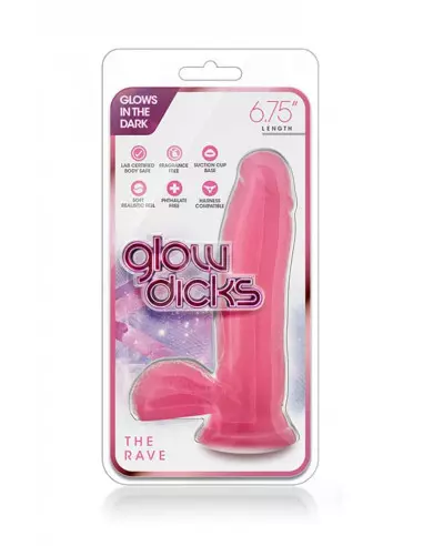 Glow Dicks The Rave Pink Dildó Dongok - Dildók Blush