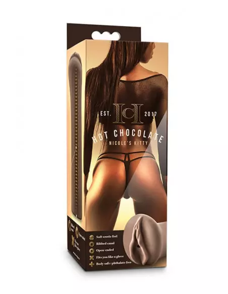 Hot Chocolate Nicole's Kitty Chocolate Maszturbátor Férfi maszturbátorok Blush