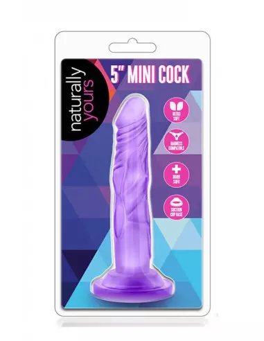 Naturally Yours 5 inch Mini Cock Purple Dildó Dongok - Dildók Blush