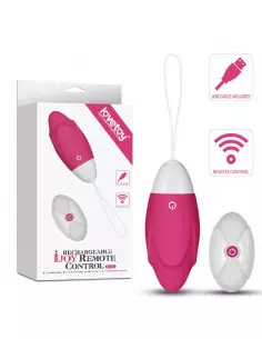 IJOY Wireless Remote Control Rechargeable Egg Pink Vibrátor Mini vibrátorok és tojások Lovetoy
