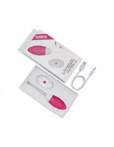IJOY Wireless Remote Control Rechargeable Egg Pink Vibrátor Mini vibrátorok és tojások Lovetoy
