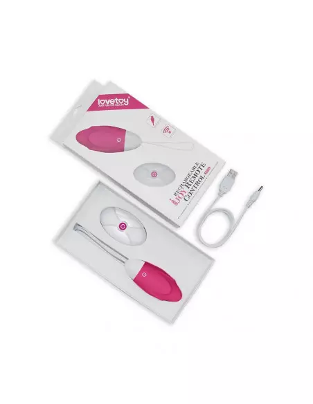 IJOY Wireless Remote Control Rechargeable Egg Pink Vibrátor Mini vibrátorok és tojások Lovetoy IJOY Wireless Remote Control Rechargeable Egg Pink Vibrátor Mini vibrátorok és tojások Lovetoy