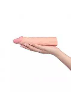 Pleasure X-Tender Penis Sleeve Flesh 1 Péniszköpeny Péniszköpenyek - Hosszabítók Lovetoy 2