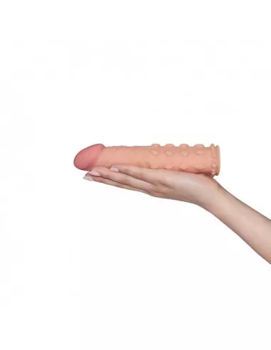 Pleasure X-Tender Penis Sleeve Flesh 2 Péniszköpeny Péniszköpenyek - Hosszabítók Lovetoy