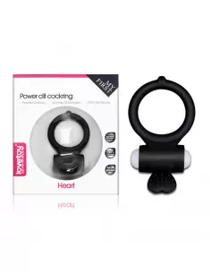 Power Clit Black 1 Péniszgyűrű Péniszgyűrűk - Mandzsetták Lovetoy