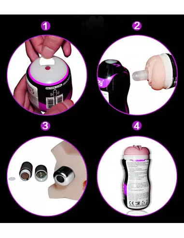 Sex In A Can-Vibrating Vagina Tunnel Maszturbátor Férfi maszturbátorok Lovetoy