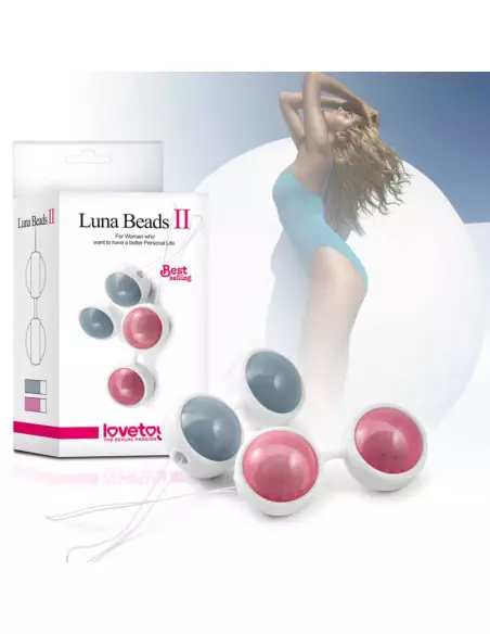 Luna Beads II Pink Gésa golyó Gésa golyók Lovetoy