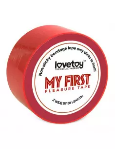 My First Non-Sticky Bondage Tape Red Ragasztószalag Bilincsek - Kötözők Lovetoy 2