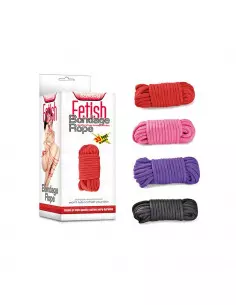 Fetish Bondage Rope Red Kötél Bilincsek - Kötözők Lovetoy