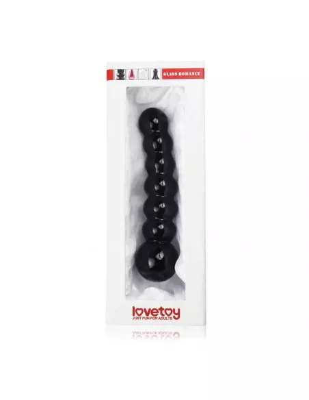 Glass Romance Black 3 Dildó Dongok - Dildók Lovetoy
