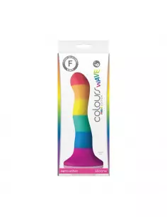 Colours Pride Edition 6 inch Wave Dildó Rainbow Dongok - Dildók NS Toys