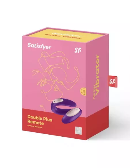Satisfyer Double Plus Remote Csiklóizgató Csiklóizgatók Satisfyer