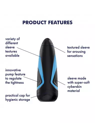 Satisfyer Men One Maszturbátor Férfi maszturbátorok Satisfyer