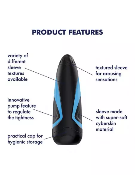 Satisfyer Men One Maszturbátor Férfi maszturbátorok Satisfyer