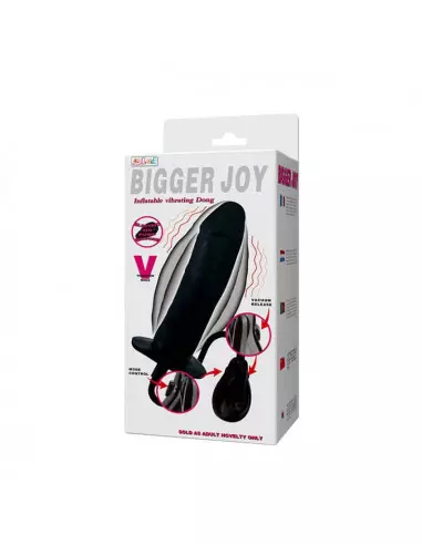 Bigger Joy Inflatable Penis Black 3 Vibrátor Realisztikus vibrátorok Debra