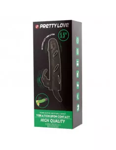 Pretty Love Penis Sleeve With Ball Strap Péniszköpeny Péniszköpenyek - Hosszabítók Pretty Love