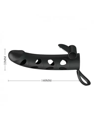 Pretty Love Penis Sleeve With Ball Strap Péniszköpeny Péniszköpenyek - Hosszabítók Pretty Love