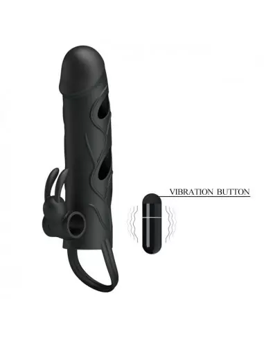 Pretty Love Penis Sleeve With Ball Strap Péniszköpeny Péniszköpenyek - Hosszabítók Pretty Love