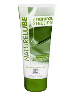 HOT Nature Lube Vízbázisú Síkosító Aloe Vera 100 ml Vízbázisú síkosítók Hot